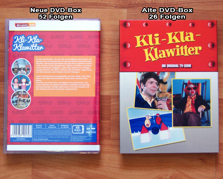 Games Power World Kli Kla Klawitter DVD Box Vergleich