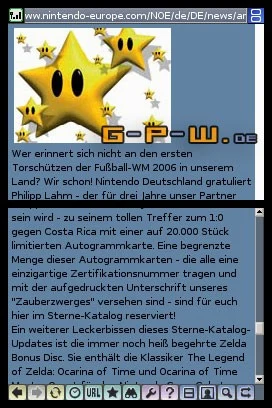 Nintendo DS Browser
