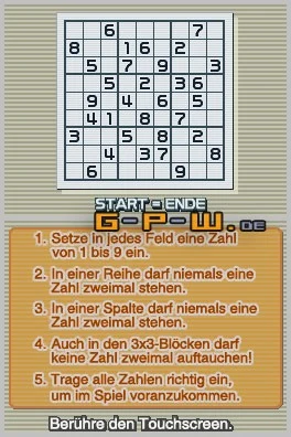 Sudoku-Vergleichstest (Nintendo DS)