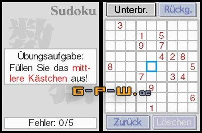 Sudoku-Vergleichstest (Nintendo DS)