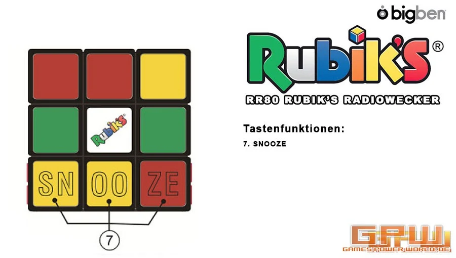 Radiowecker RR80 Rubik’s (Bigben Interactive)